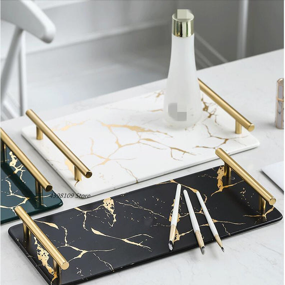 Marble Snack Tray